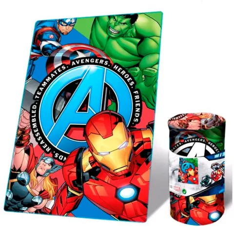 Marvel Avengers fleecetæppe 100x150