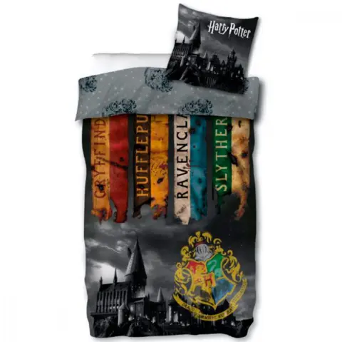 Harry Potter sengesæt Hogwarts 140 x 200