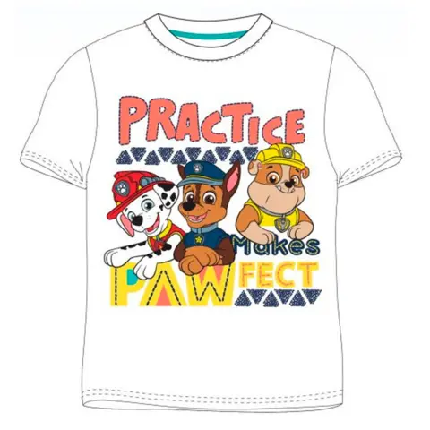 Paw Patrol kort t-shirt hvid