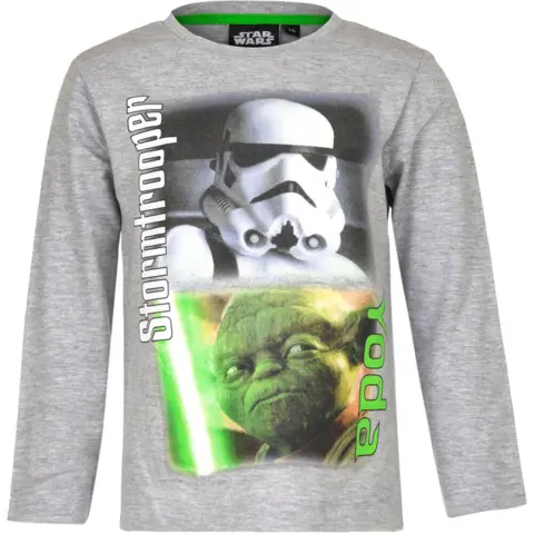 Star Wars langærmet t-shirt grå