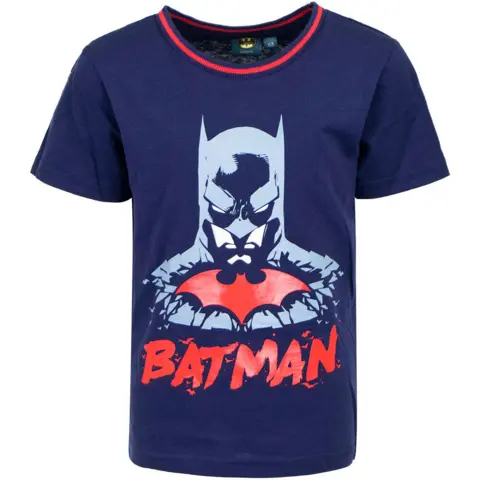 Batman t-shirt navy med korte ærmer