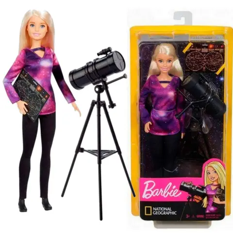 Barbie som Astronom for National Geographic