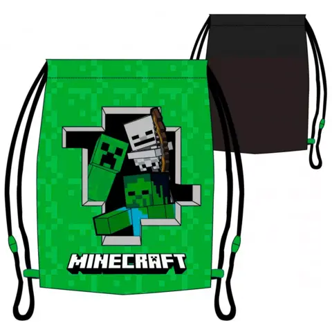 Minecraft gymnastikpose med Creepers i grøn