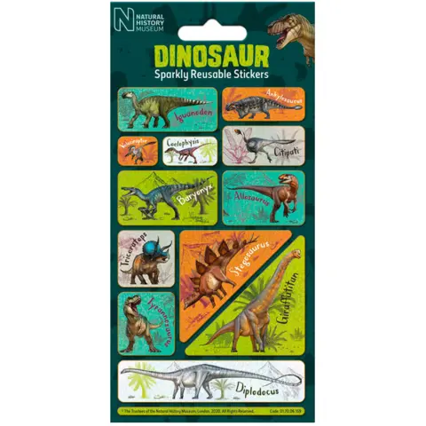 Dinosaur stickers caption 1 ark
