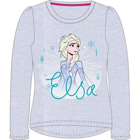 Disney Frost langærmet t-shirt med Elsa i grå