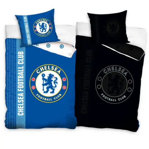 Chelsea FC sengetøj 140 x 200 glow in the dark