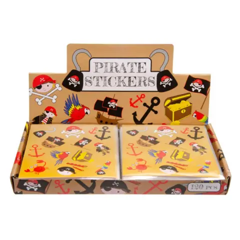 Pirates stickers 12 stk. 1-ark