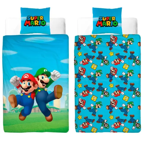 Super Mario sengetøj 140 x 200 cm Platform