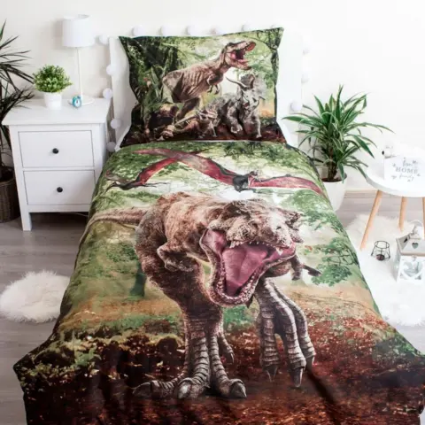 Dinosaur sengetøj 140x200 cm