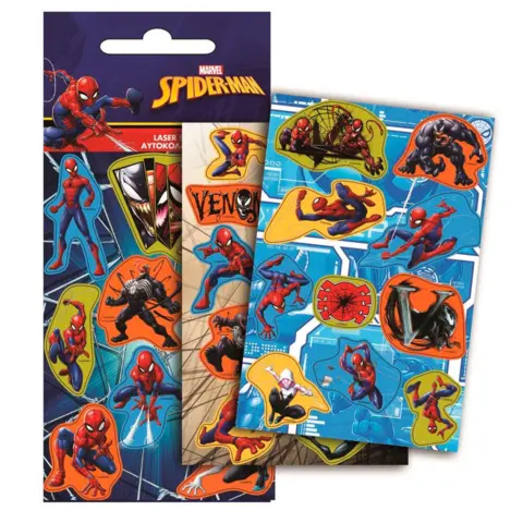 Spiderman stickers holographic