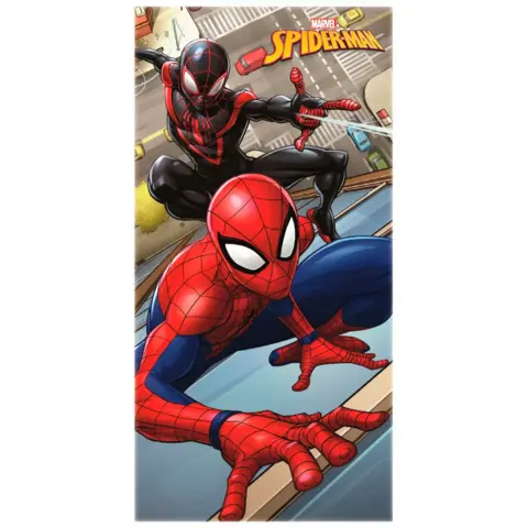Spiderman badehåndklæde 70x140 i 100% bomuld