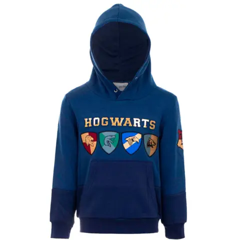 Harry Potter hættetrøje blå Hogwarts