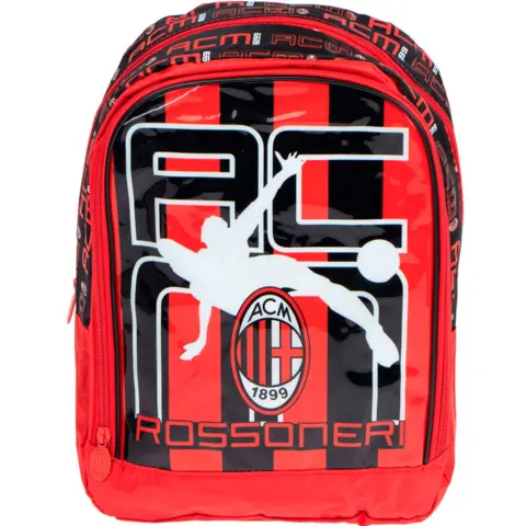 A.C. Milan soccer rygsæk 36 cm