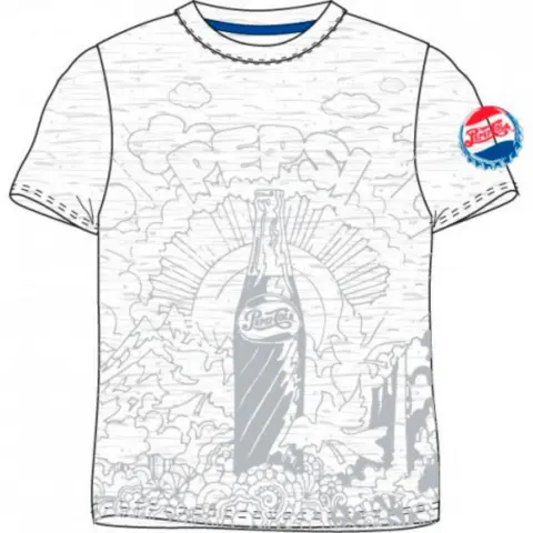 Pepsi Cola t-shirt kort i 2 farver
