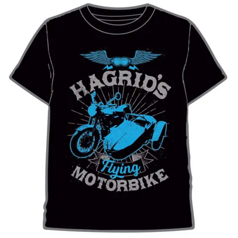 Harry Potter kort t-shirt Hagrids motorbike
