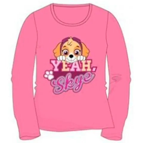 Paw Patrol t-shirt med Skye i lyserød