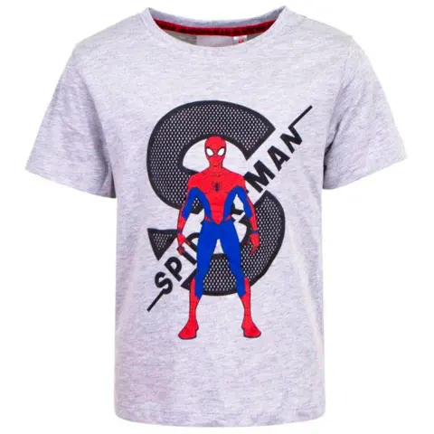 Spiderman t-shirt grå med korte ærmer