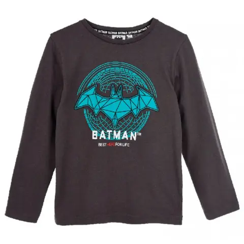 Batman t-shirt langærmet mørkegrå