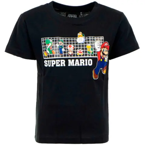 Super Mario t-shirt kortærmet sort