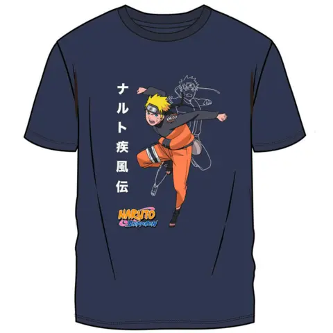 Naruto-Shippuden-t-shirt-kortærmet-navy
