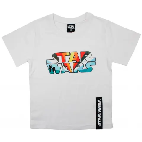 Star-Wars-kortærmet-t-shirt-hvid