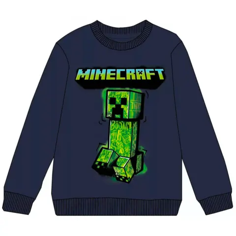 Minecraft-pullover-navy-Creeper