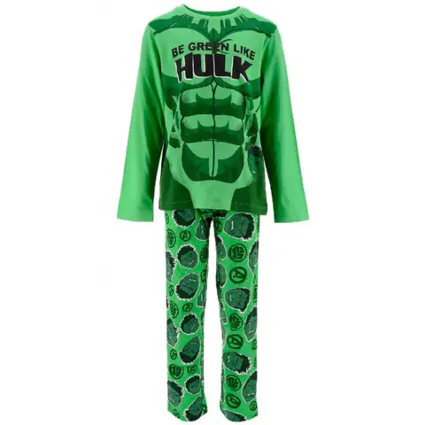 Marvel-Avengers-Hulk-pyjamas-grøn