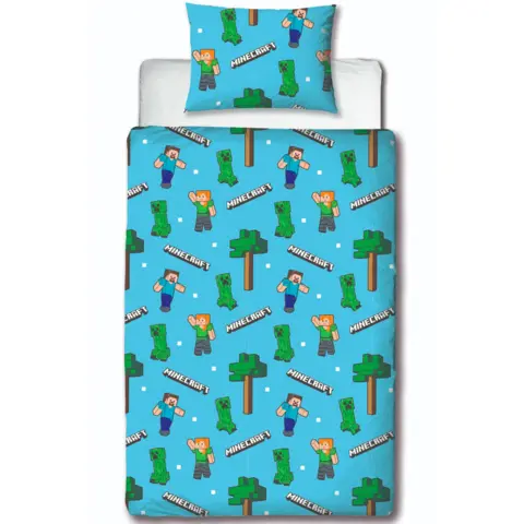 Minecraft-sengetøj-140-x-200-2-sidet-Epic