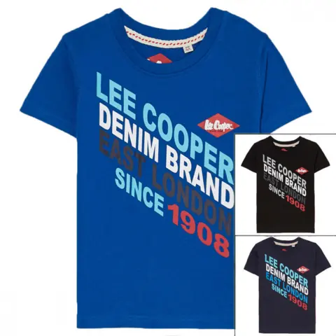 Lee-Cooper-t-shirt-kortærmet-i-flere-farver