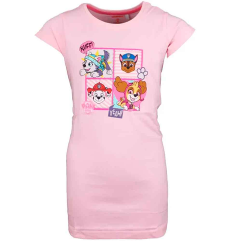 Paw-Patrol-natkjole-team-hero-lyserød