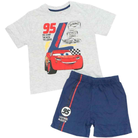 Disney-Cars-Pyjamas-kort-grå-navy