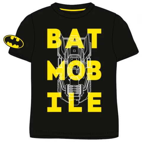 Batman-T-shirt-Sort-Batmobile