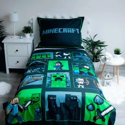Minecraft-sengetøj-140x200-2-sidet