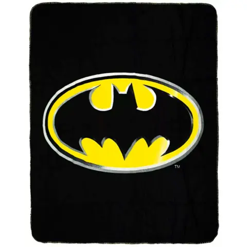 Batman-Fleece-tæppe-100-x-140-Logo
