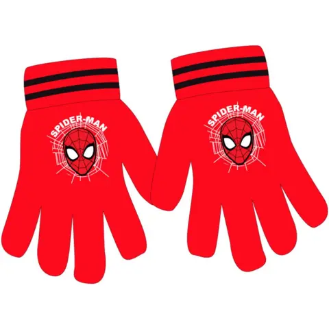 Marvel-Spiderman-fingervanter-rød-one-size