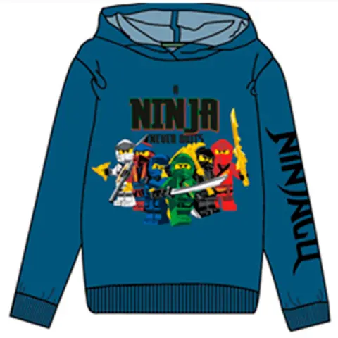 LEGO-Ninjago-Hættetrøje-blå