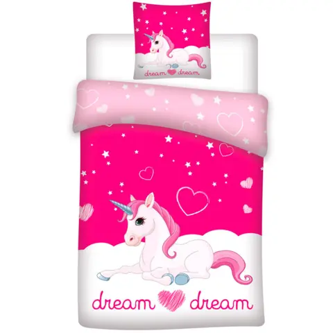 Unicorn-Sengetøj-140-x-200-Dream