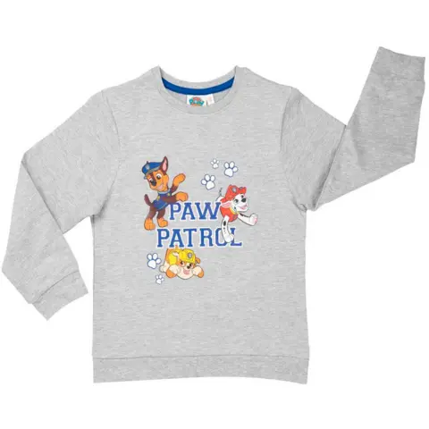 Paw-Patrol-Sweatshirt-Grå-Team-Boys