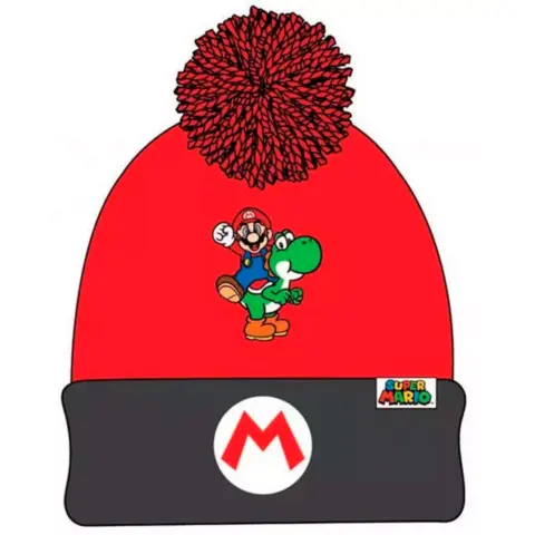 Super-Mario-Tophue-Rød-Mario-Yoshi
