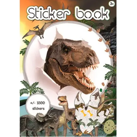 Dinosaur-Sticker-album-1000-stickers