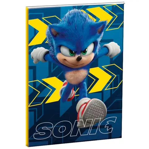 Sonic-The-Hedgehog-notesbog-a5-linjeret-40-sider