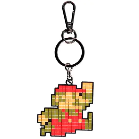 Super-Mario-Nøglering-Gummi-8-bit-Mario