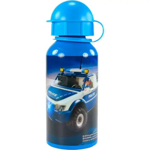 Playmobil-drikkedunk-aluminium-400-ml-politi