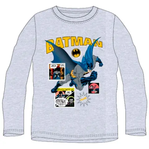 Batman-T-shirt-Langærmet-grå-Cartoon
