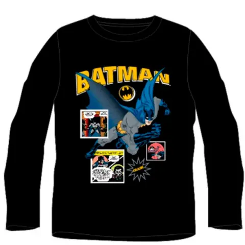 Batman-T-shirt-langærmet-sort-Cartoon