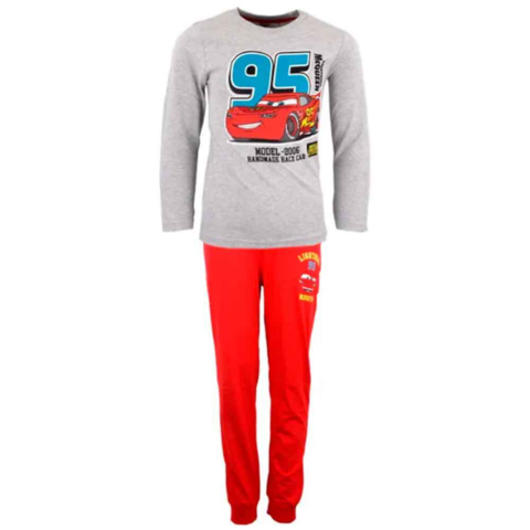 Disney-Cars-Nattøj-95-Grå-Rød