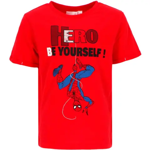 Spiderman-t-shirt-Rød-Hero-be-yourself