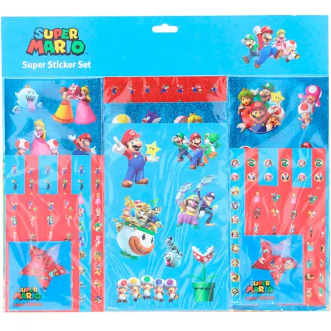 Super-Mario-Klistermærker-Super-Sæt-500-stk