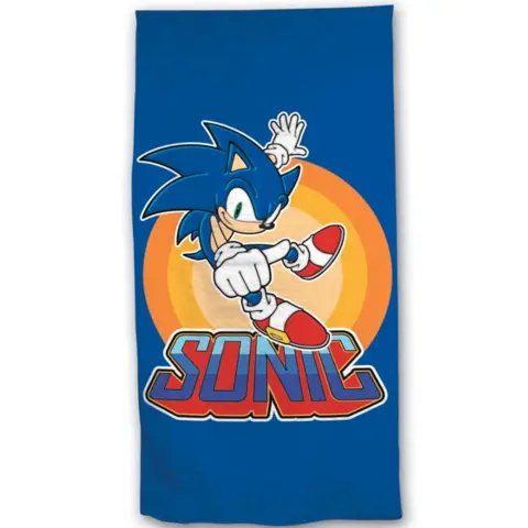 Sonic-the-Hedgehog-Badehåndklæde-70-x-140-Circles