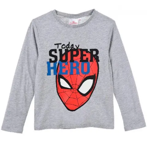 Marvel-Spiderman-T-shirt-Grå-Super-Hero